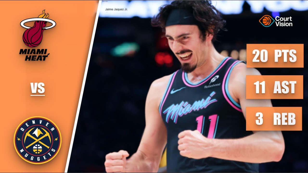 Jaime Jaquez Jr. - 20 Points, 11 Assists, 3 Rebounds vs Nuggets - 2025-26 Regular Season
