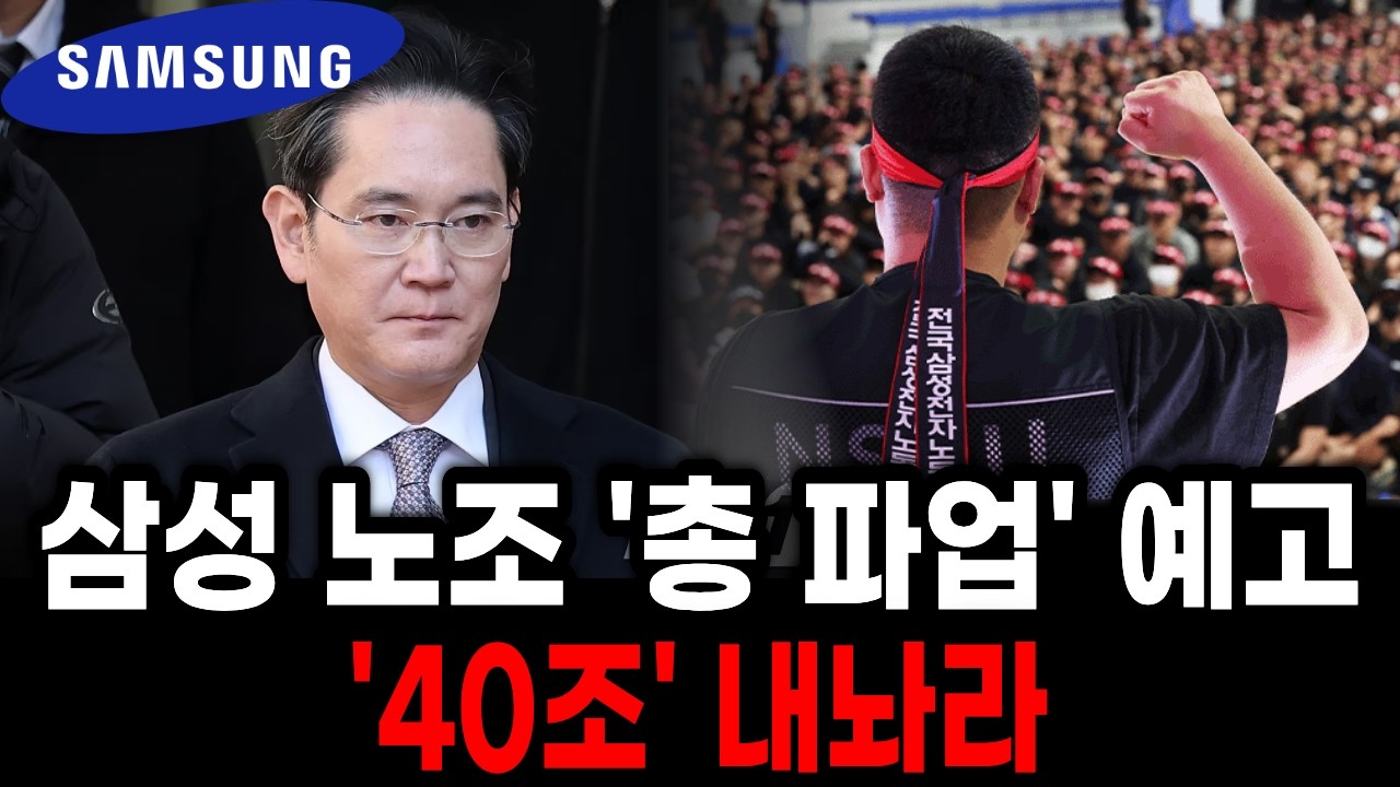 억대연봉에서 백수, 삼성전자 총파업 예고, 귀족노조의 몰락 그리고 현대제철 폐쇄