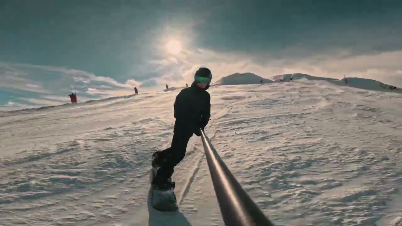 Grosse session de snowboard ￼