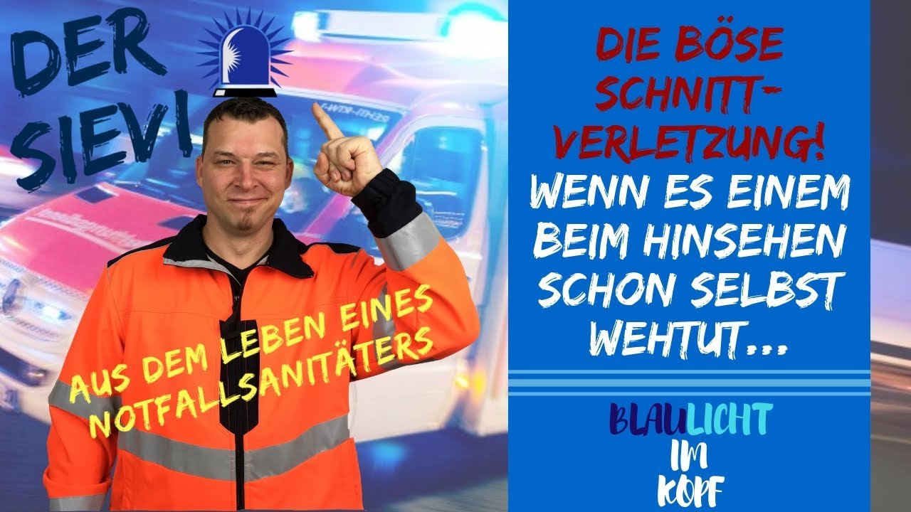 Die böse Schnittverletzung! Wenn es einem beim Hinsehen schon selbst wehtut ...