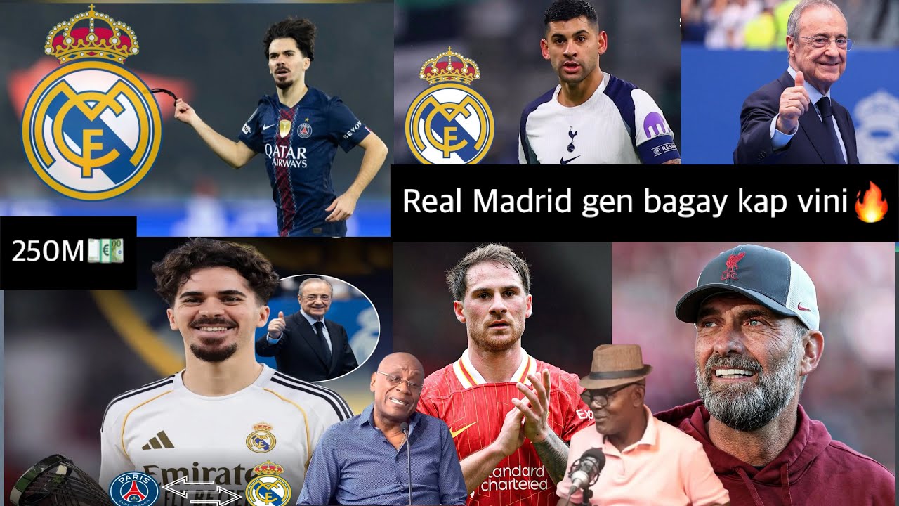 Vitinha nan Real Madrid pou 250M, Se pri sa PSG mande, Romero tou c yon priorité, Klopp nan wout