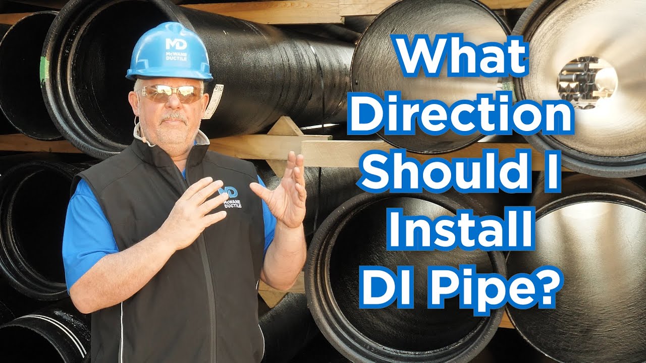 Does the Direction I Install Ductile Iron Pipe Matter? Ditch Doctor
