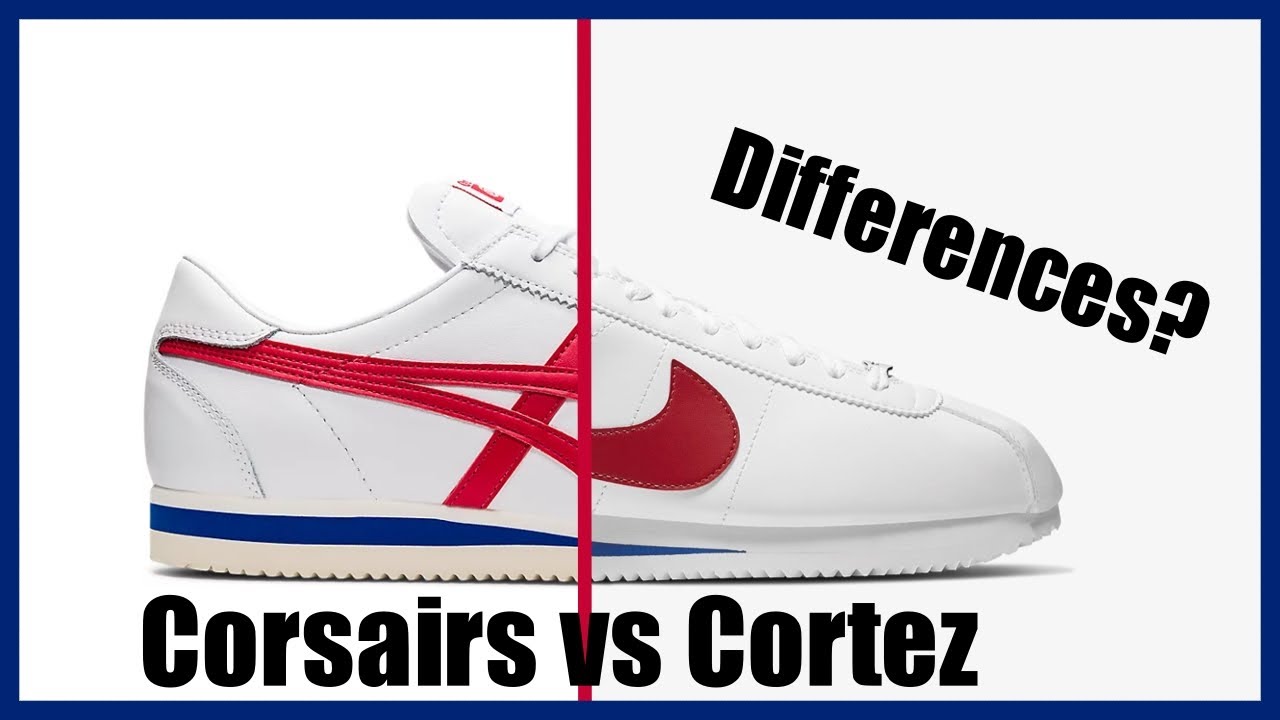 Nike Cortez против Onitsuka Tiger Corsairs | Различия и сравнение