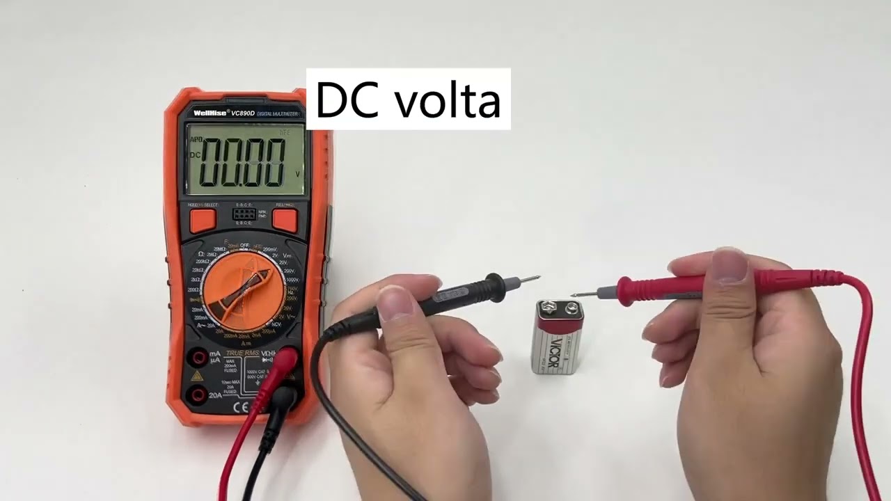 WellHise VC890D &Ouml;l&ccedil;&uuml; Aleti Multimetre Avometre NVC Işıklı