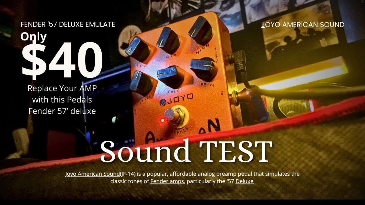 UNLOCK Your TONE with Joyo American Sound Pedal