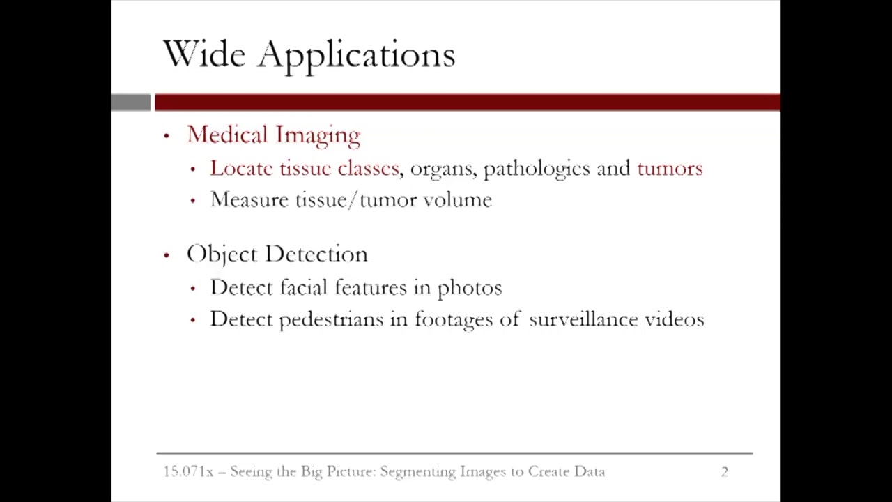 6.4.2 Recitation 6 - Video 1: Image Segmentation