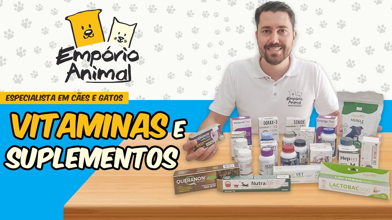 Quando devo usar vitaminas e suplementos no meu pet?
