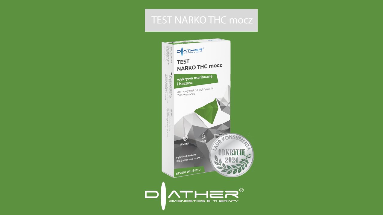 TEST NARKO THC mocz - wykonanie badania