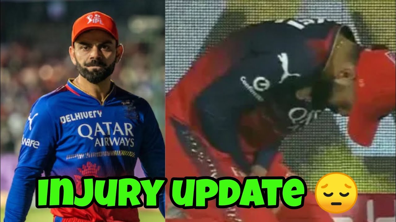 Virat Kohli injury 🤕 || RCB vs Gt || IPL 2025