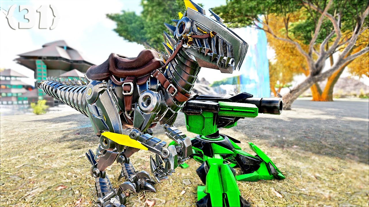 Pembuatan Robot Dinosaurus Pertama Dan Bikin Pagar Turret - 31Primaltheus