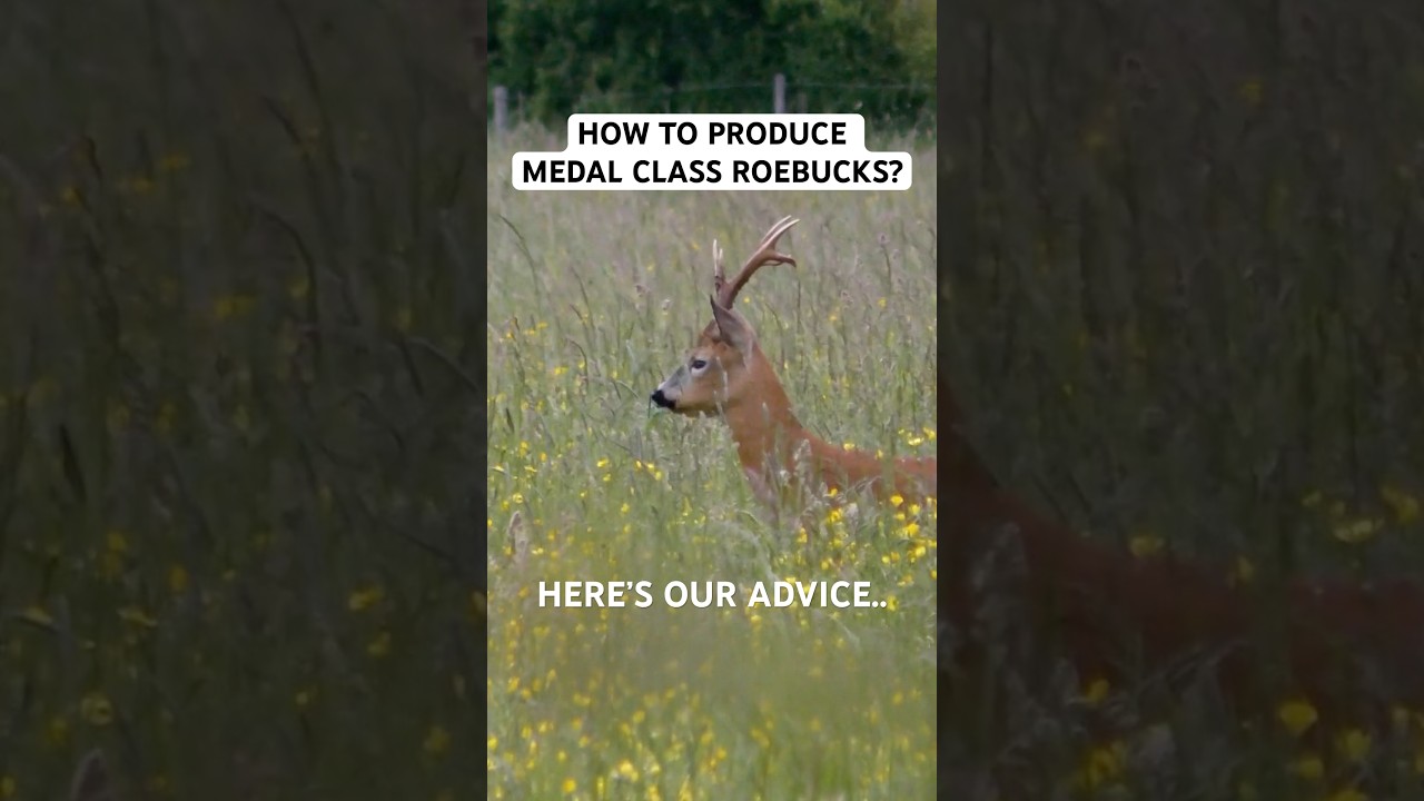 HOW to produce medal class bucks?? 🦌🏅 #roebuck #deerstalking #deermanagement