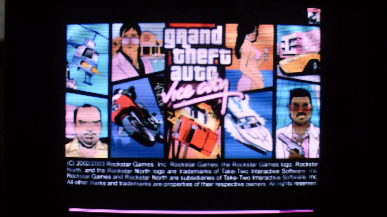 GTA Vice City on Sony Pvm-14M4E