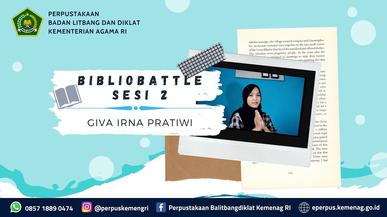 BIBLIOBATTLE SESI 2 (Peserta No. 1: Giva Irna Pratiwi)