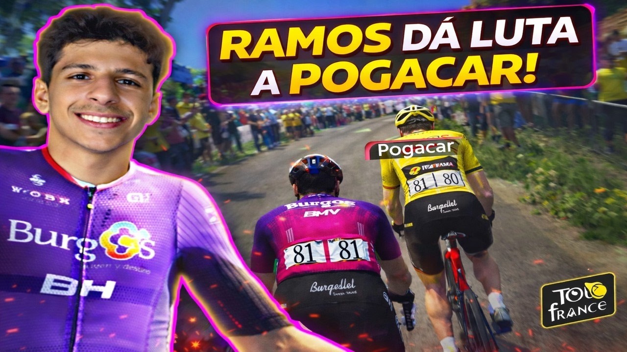 RAMOS DÁ LUTA A POGACAR!!- Pro Leader #48 | Tour de France 2025 (Gameplay)