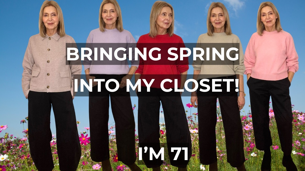 The Spring Colours I'm Wearing This Year (Age 71).