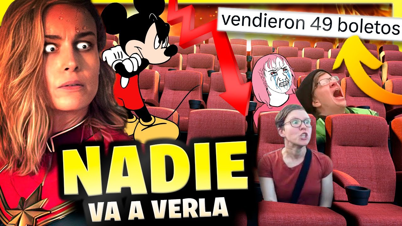 🤣 The Marvels ES UN FRACASO HISTÓRICO: Solo VENDIÓ 49 entradas en México 🤣 DESASTRE de Disney Woke