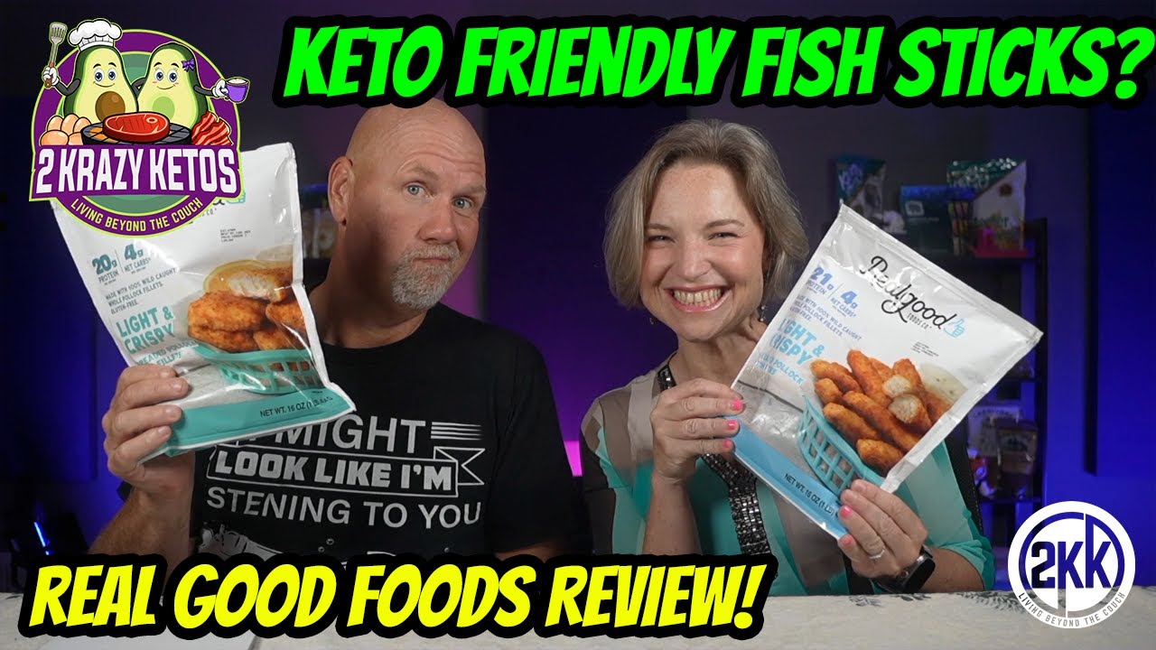 Keto Friendly Fish Sticks | Review of Real Good Foods fish sticks