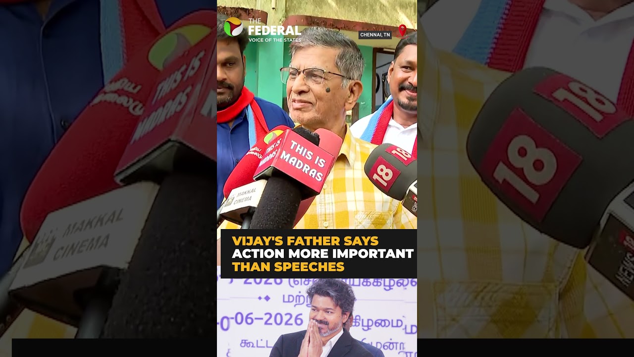 SA Chandrasekhar defends Vijay against &lsquo;silence&rsquo; criticism | #shorts