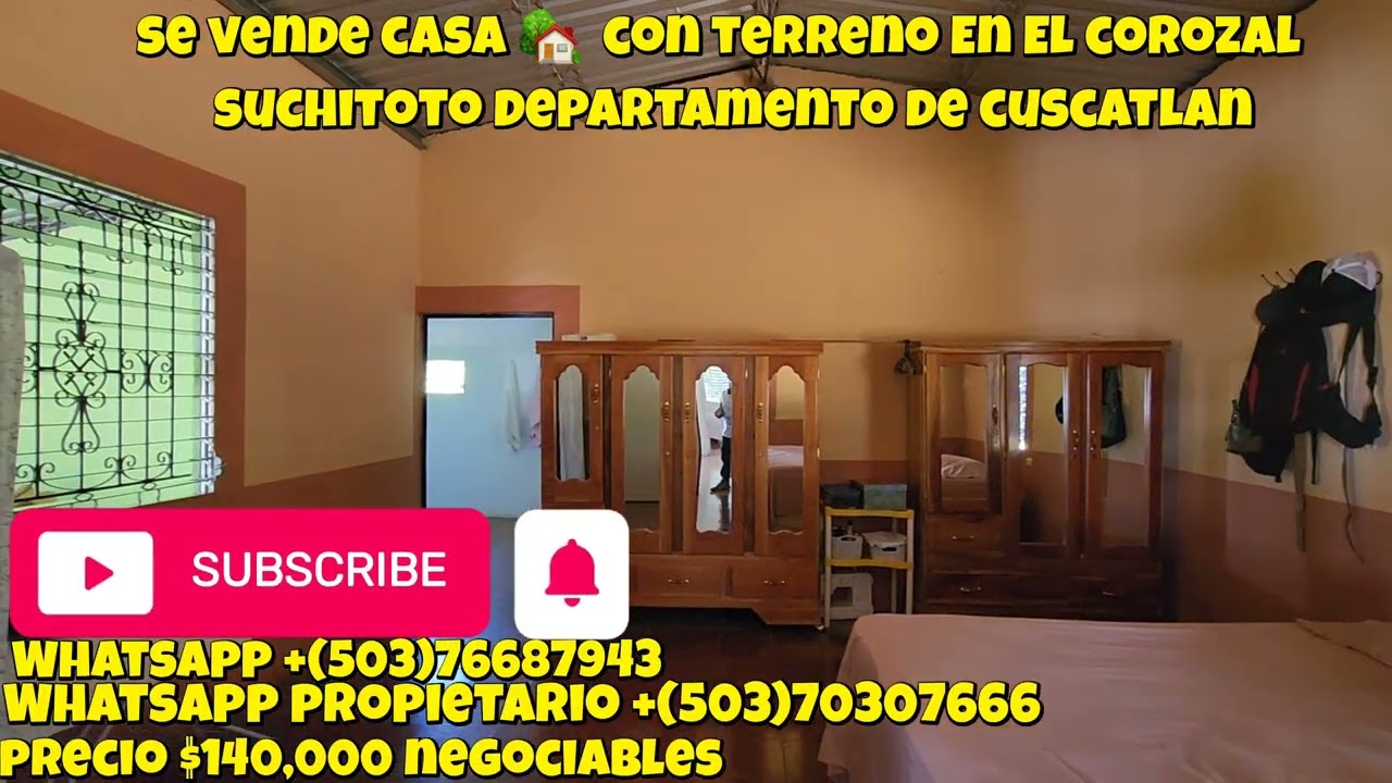 Se vende casa 🏡 cantón valle verde caserío Corozal distrito de suchitoto departamento de cuscatlan 