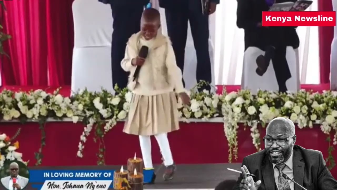MP Johana Ng'eno promoted Kalenjin music.Listen to this young girl presented sad song during Burial