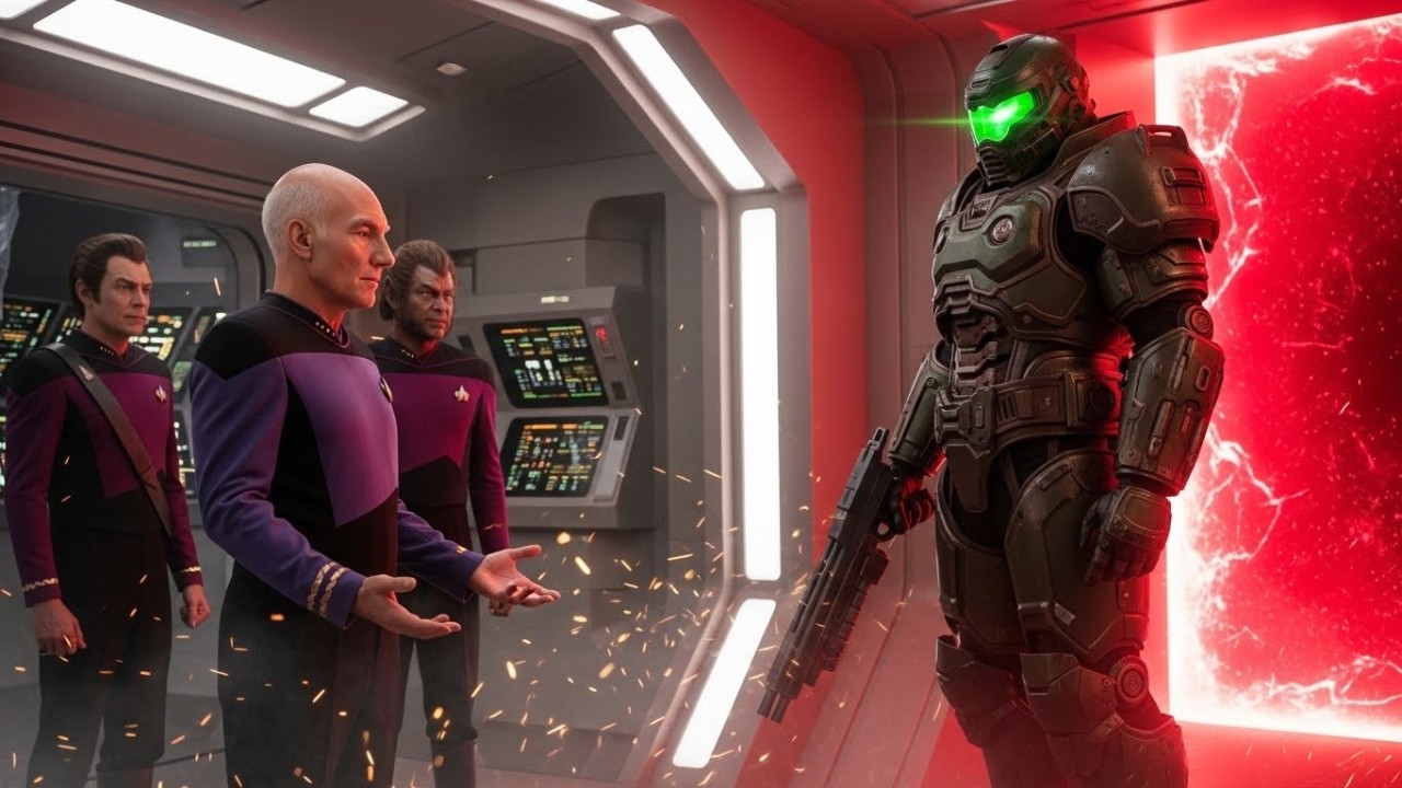 What If Doom Slayer Entered Star Trek Universe?