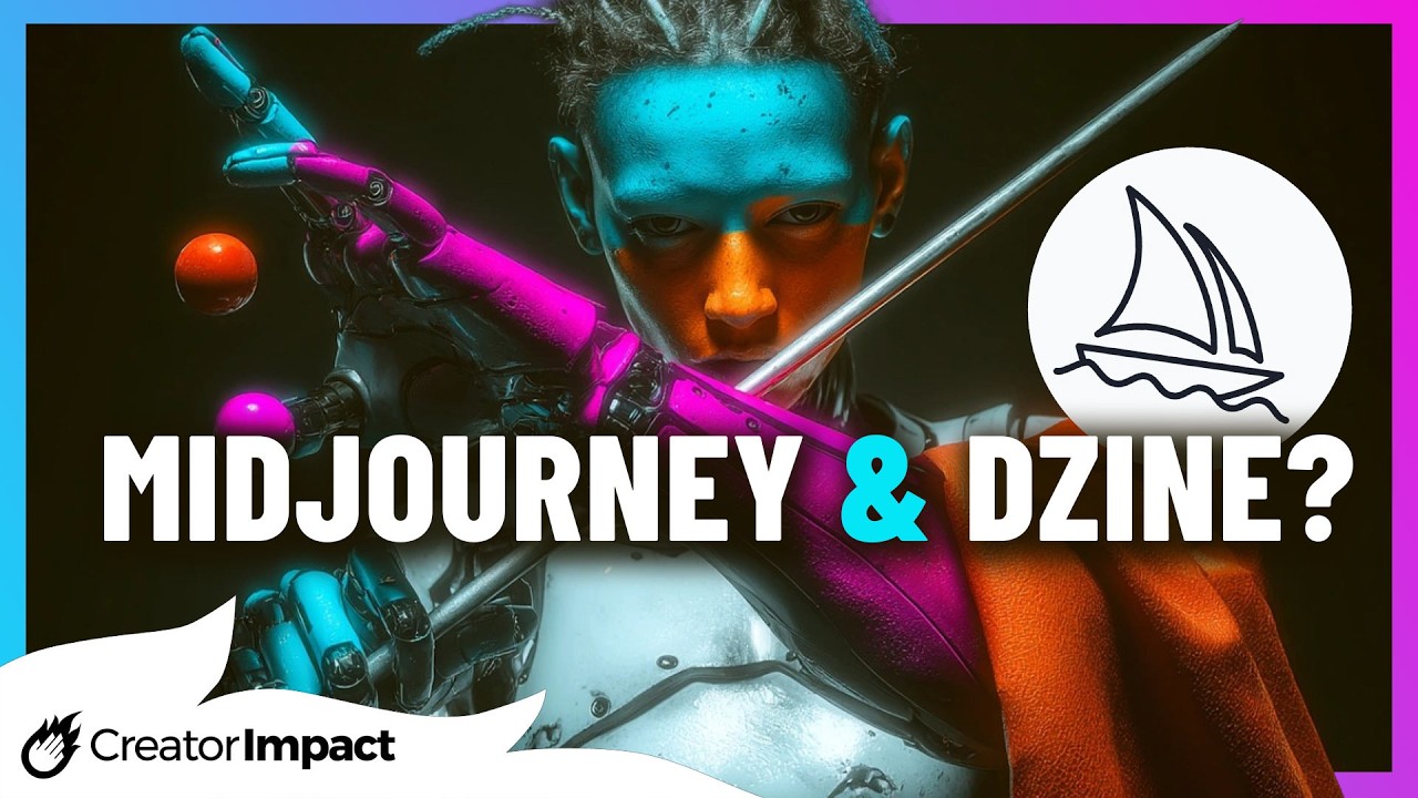 Как использовать генератор изображений MIDJOURNEY AI в DZINE AI!