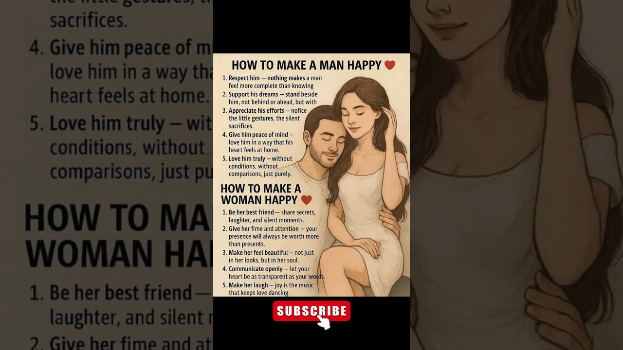 How to Truly Make a Man or Woman Happy &ndash; It&rsquo;s Simpler Than You Think!