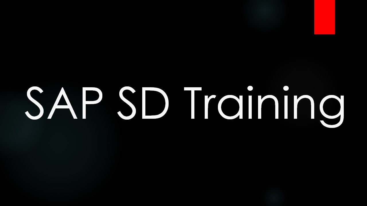 SAP ECC SD Training - Material Master Data (Video 6) | SAP SD