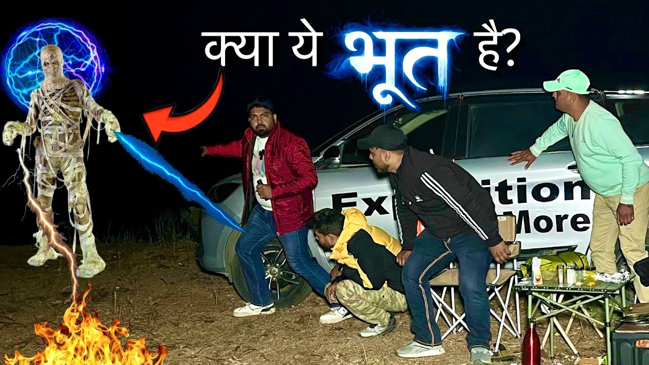Strange Man in Uttrakhand Forest 😱| Horror Camping | Night Group Camping 