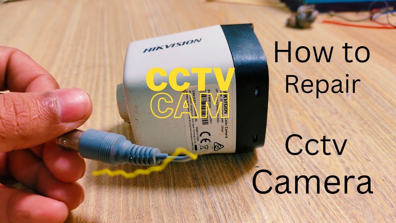 how to repair cctv camera wire || cctv camera no video