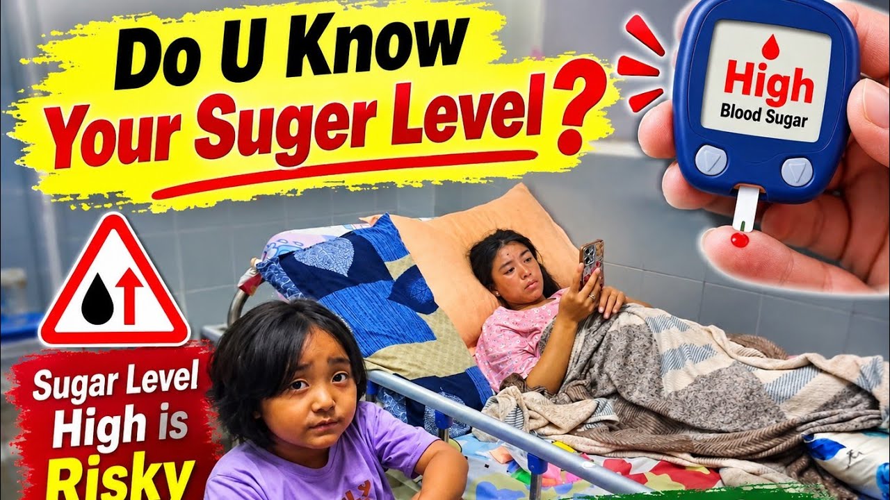 Sugar level went high. 