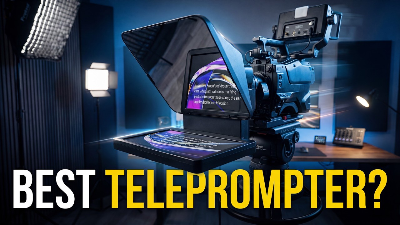 Лучший телесуфлер для YouTube? Обзор телесуфлера Elgato Prompter XL.