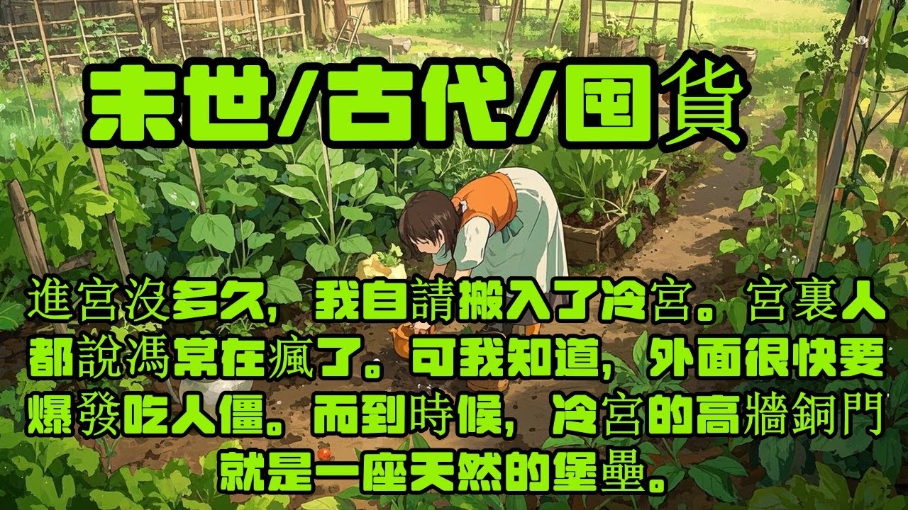 【末世/古代/囤貨】進宮沒多久，我自請搬入了冷宮。宮裏人都說馮常在瘋了。可我知道，外面很快要爆發吃人僵。而到時候，冷宮的高牆銅門就是一座天然的堡壘。