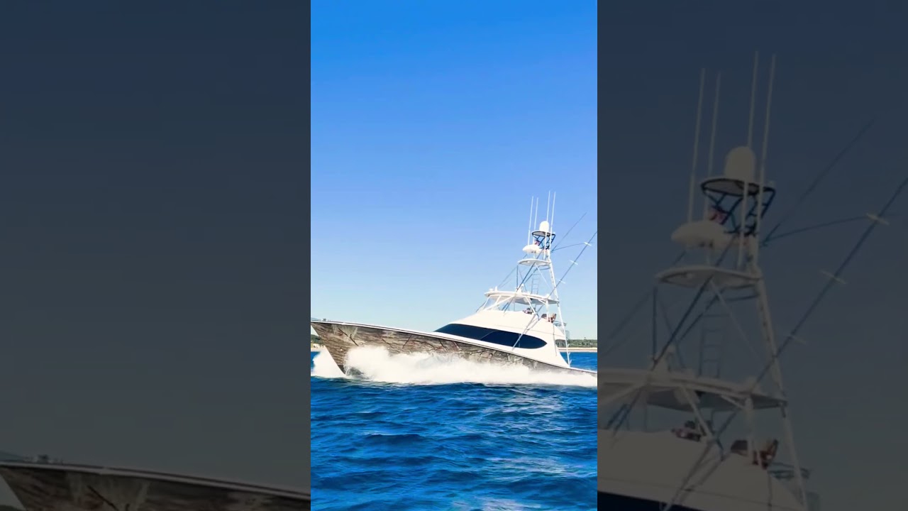 "American Badass" Hatteras GT63 gets sleek Low Country Camo Wrap by @crd_wraps  📷  @hanginwithhaden