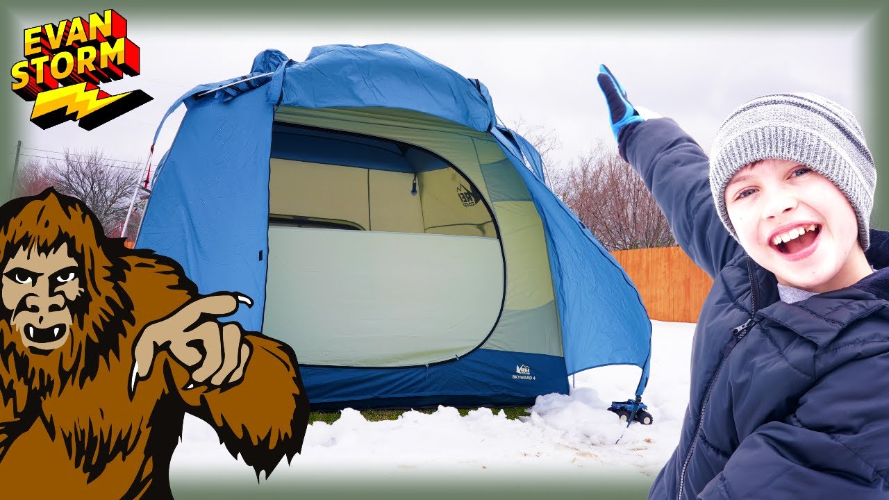 Backyard Camping Bigfoot Encounter With Evan Storm