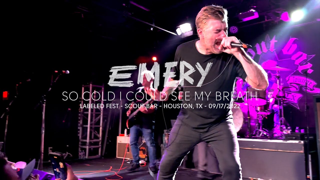 Emery - So Cold I Could See My Breath (Live at Labeled Fest, Houston, TX)