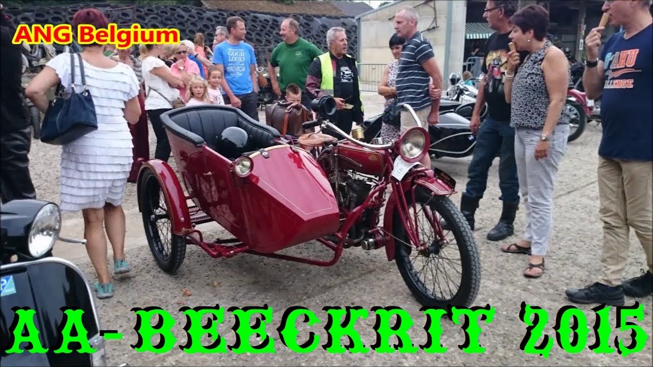 AA-BEECKRIT 2015 VINTAGE MOTORCYCLES IN BELGIUM 2015 Oldtimer Brommers en Motoren Bree