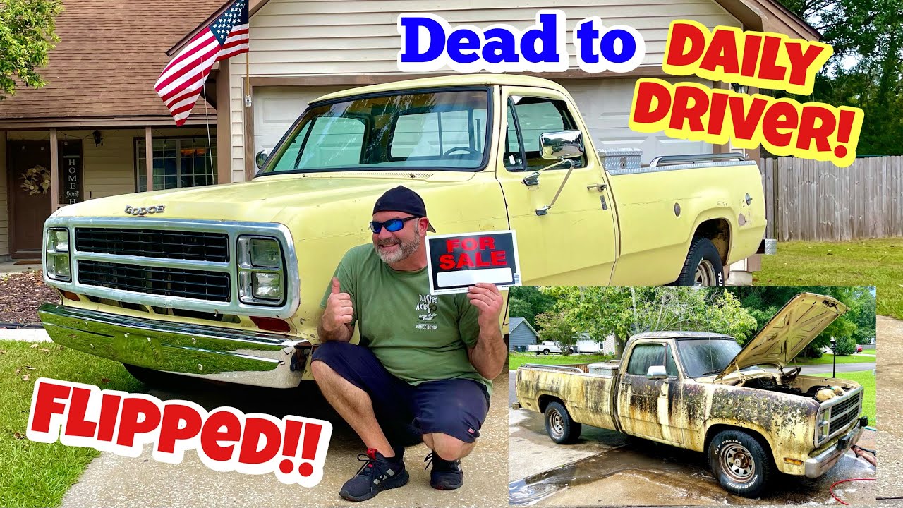 Found, Fixed and For Sale! * '80 Dodge D100 back on the road!!