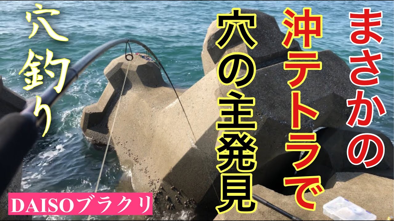 【穴釣り】沖テトラの穴釣りはパラダイスだった！！