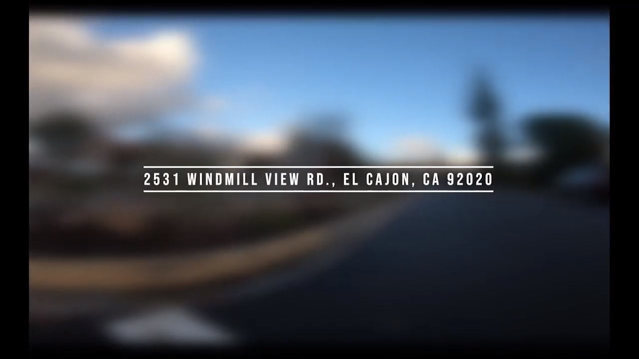 2531 Windmill View Rd , El Cajon, CA 92020 Virtual Tour