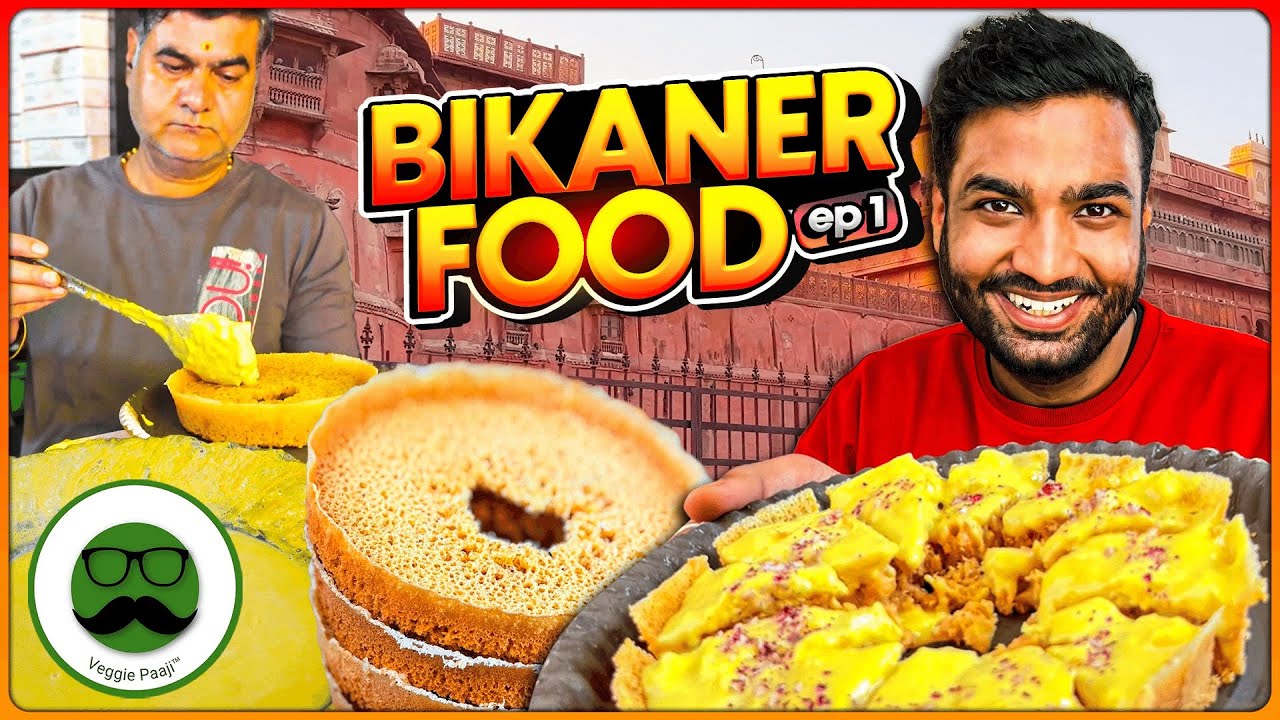 Bikaner Food Ep 1 | Winter Spcl Ghewar, Kanji Vada, Rabri & More | Veggie Paaji