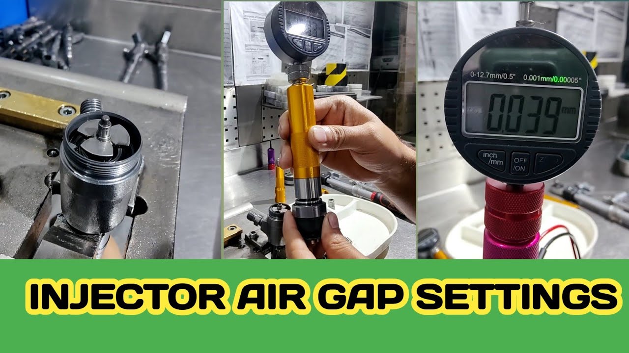 HOW TO CHECK INJECTOR AIR GAP ! INJECTOR AIR GAP SETTINGS ! CRDI INJECTOR ALL SETTINGS !BS6 INJECTOR