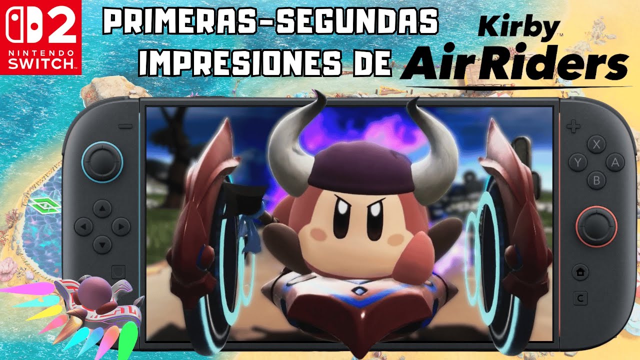 🌸🟣⚪Kirby Air Riders, un NUEVO AIRE a los juegos de carreras ⚪🟣🌸