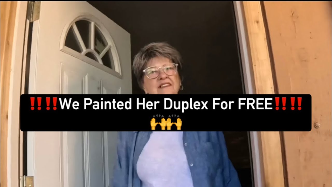 🚨We Painted Her Duplex For Free‼️‼️