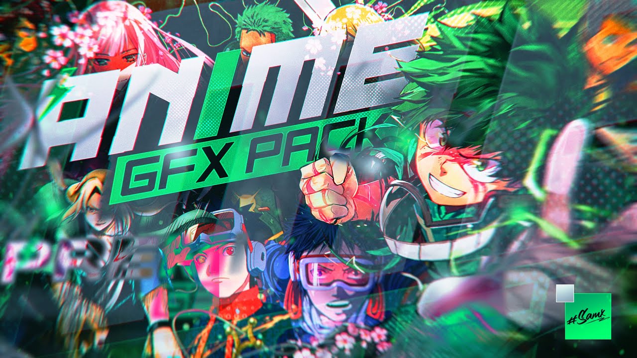 ANIME GFX PACK | Best Anime Assets Pack 2025 | SamX Estore