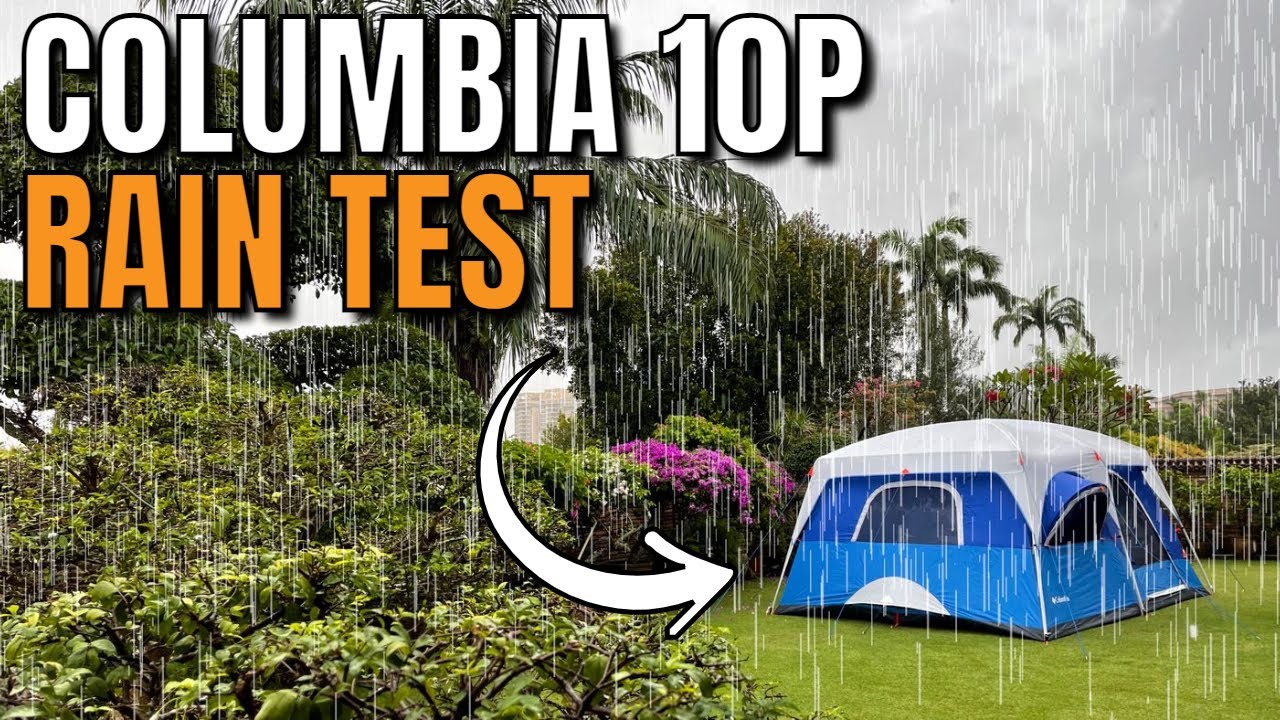 [RAIN TEST] Columbia Mammoth Creek 10-Person Cabin Tent
