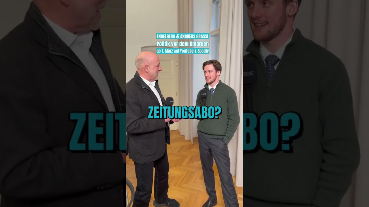 Steht die Politik vor einem Umbruch? In meiner n&auml;chsten Ausgabe &bdquo;Engelberg & &hellip;&ldquo; habe ich mit Andreas