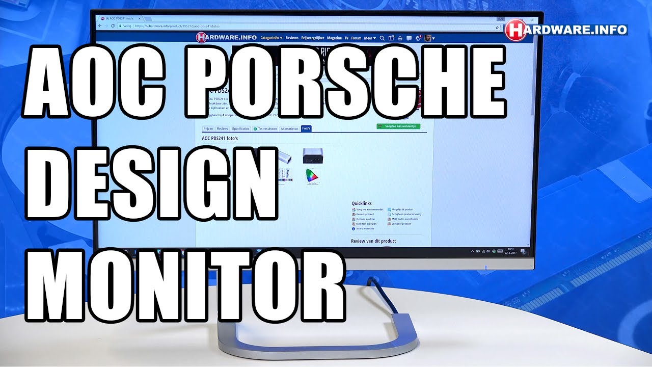 AOC PDS241 designmonitor review - Hardware.Info TV (4K UHD)