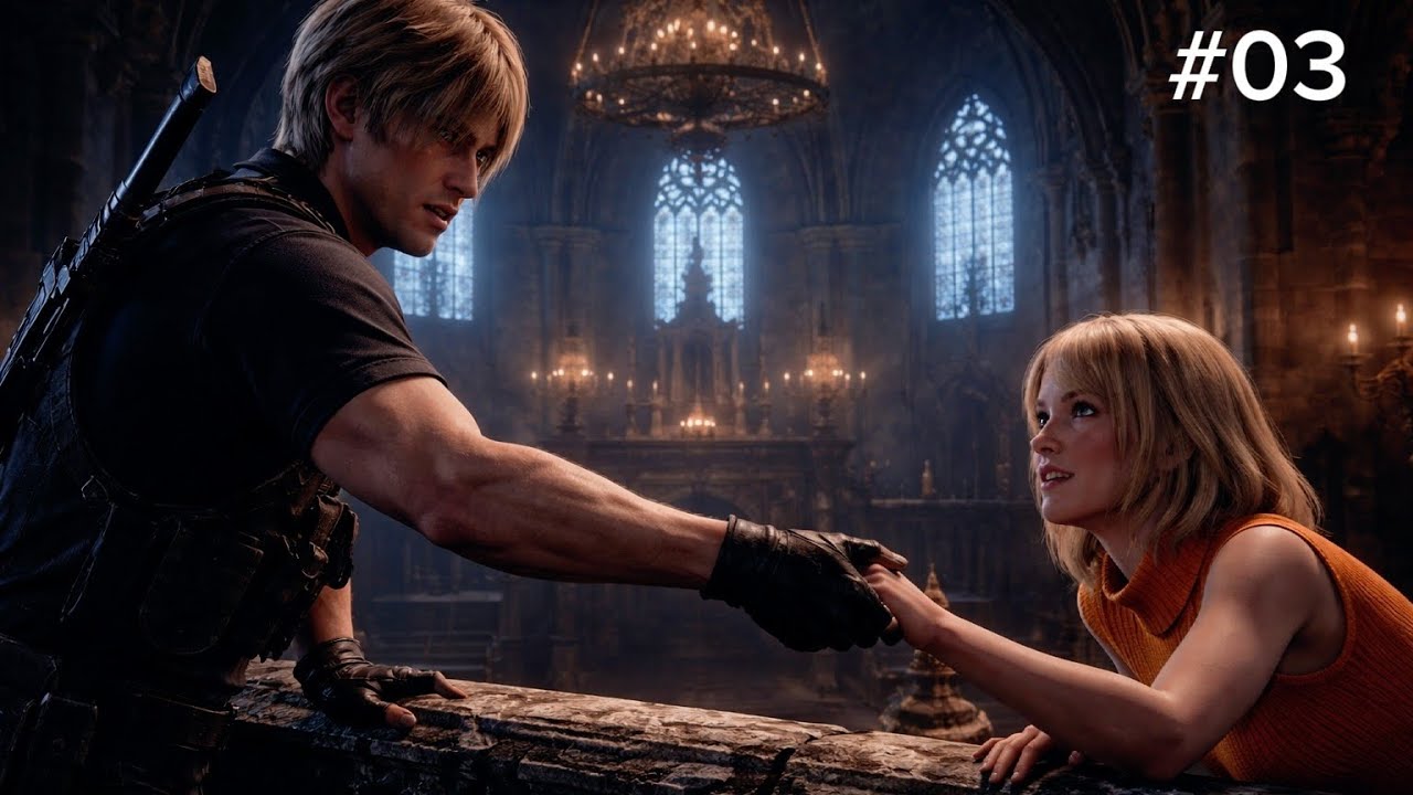 Resident Evil 4 Remake: Resgatando a Ashley Na Igreja #03