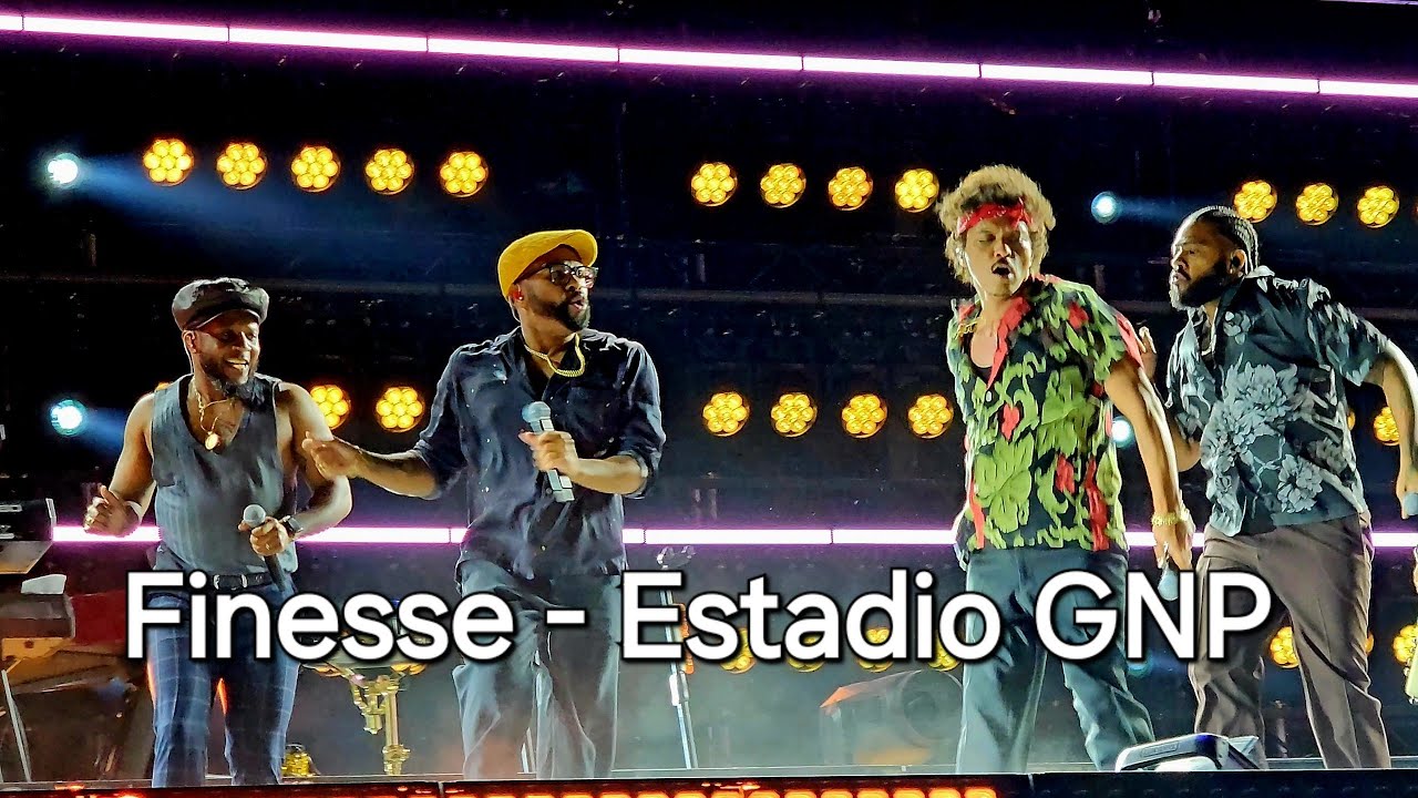 Finesse @brunomars - Estadio GNP (10 de agosto) Ciudad de México